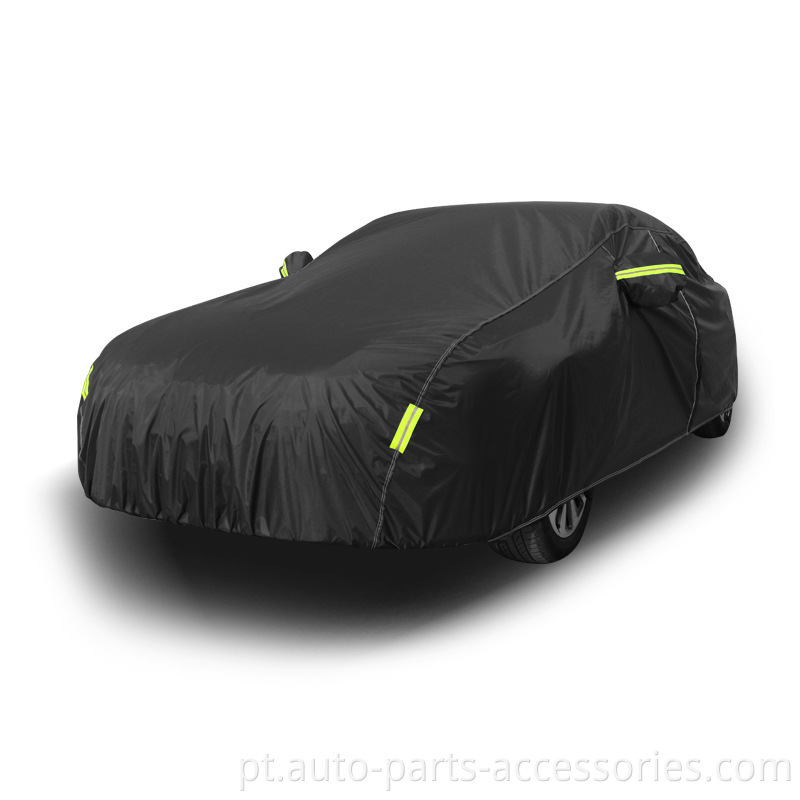 Zíperes da porta lateral Design Flexível 210D Oxford Fabric Car Capa à prova de água